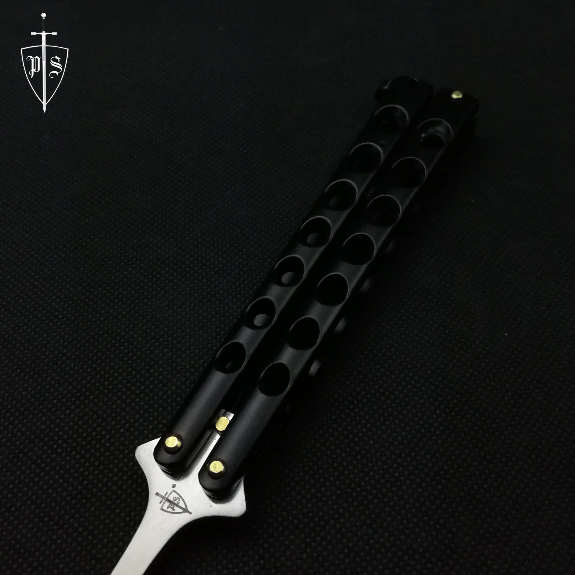 Guild Arms Butterfly Trainer Balisong Spoon Black