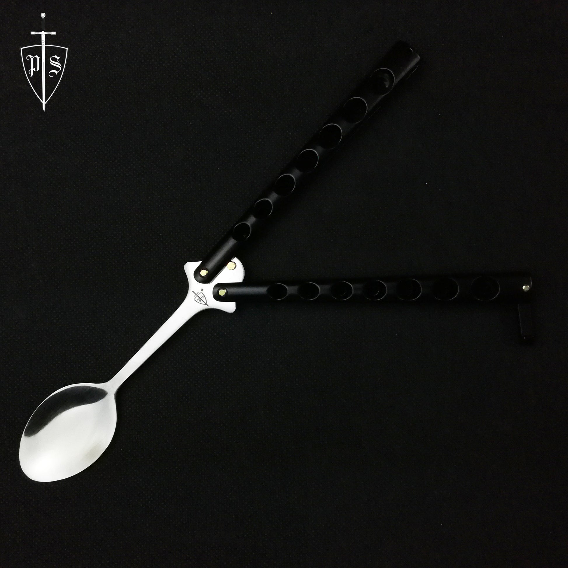 Guild Arms Butterfly Trainer Balisong Spoon Black