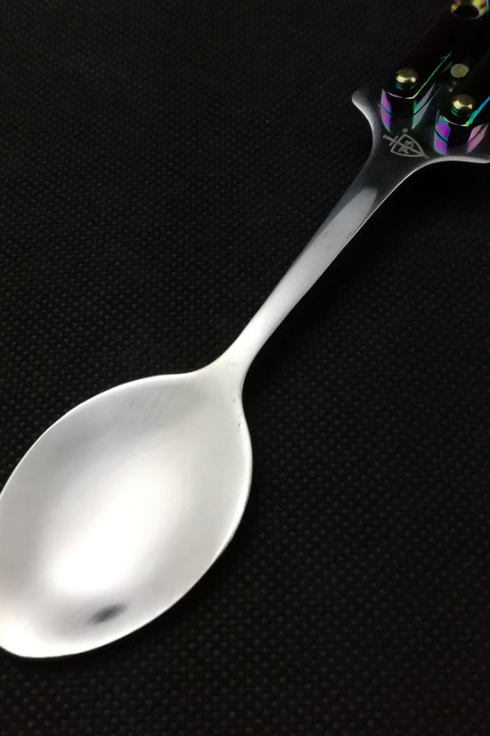 4" Butterfly Spoon Rainbow