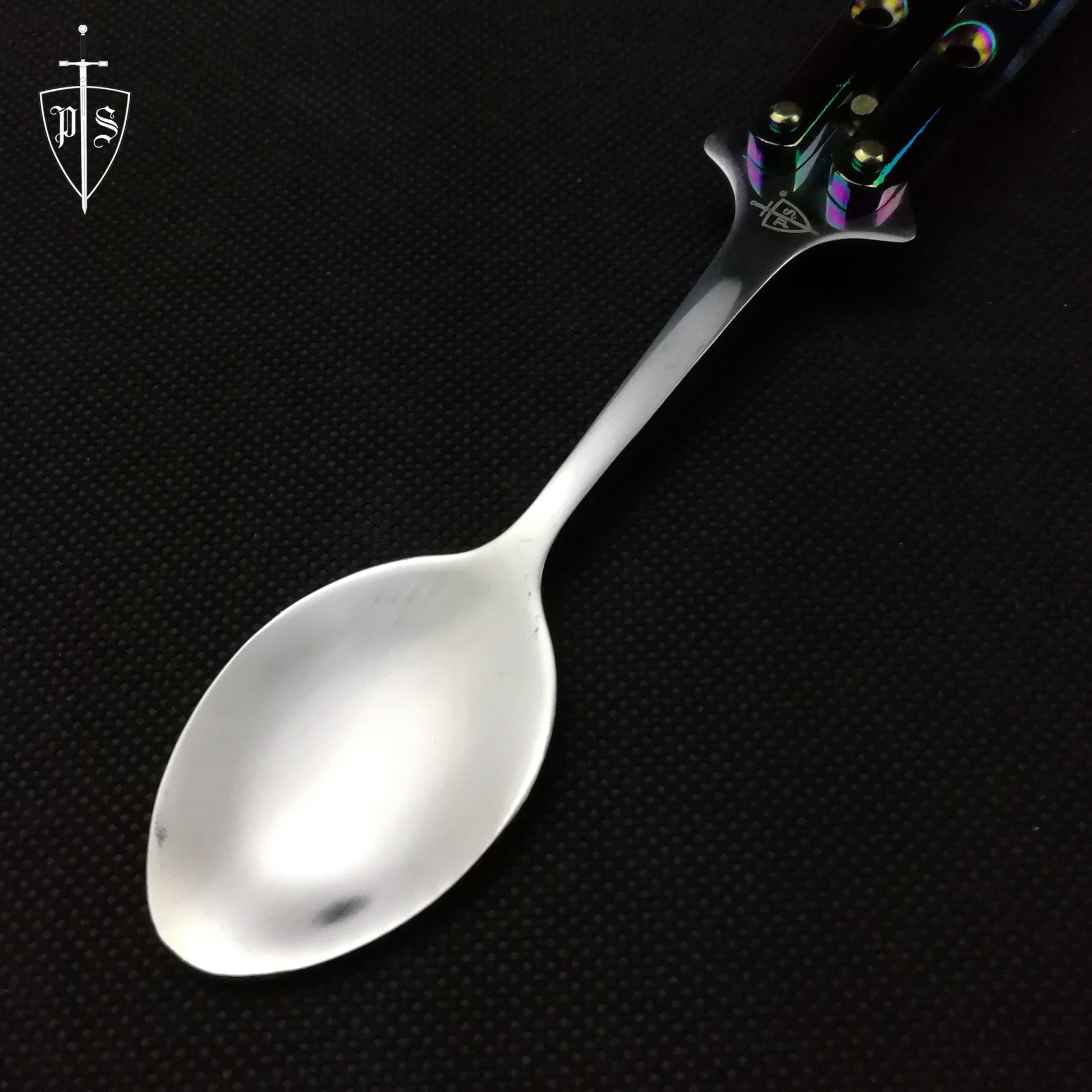 4" Butterfly Spoon Rainbow