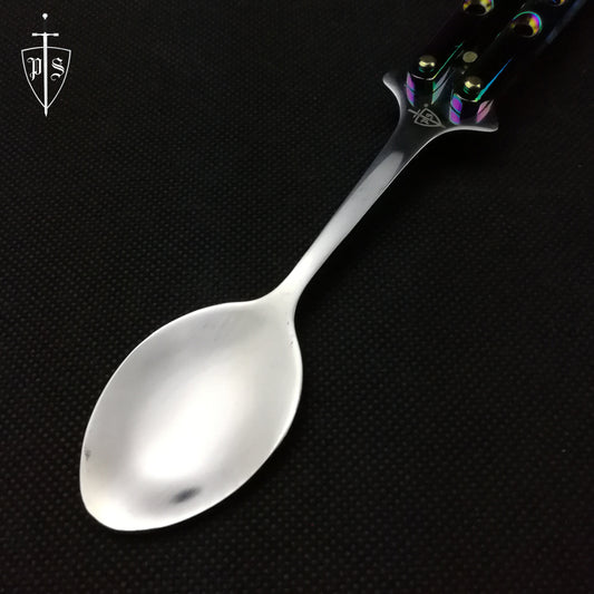 4" Butterfly Spoon Rainbow