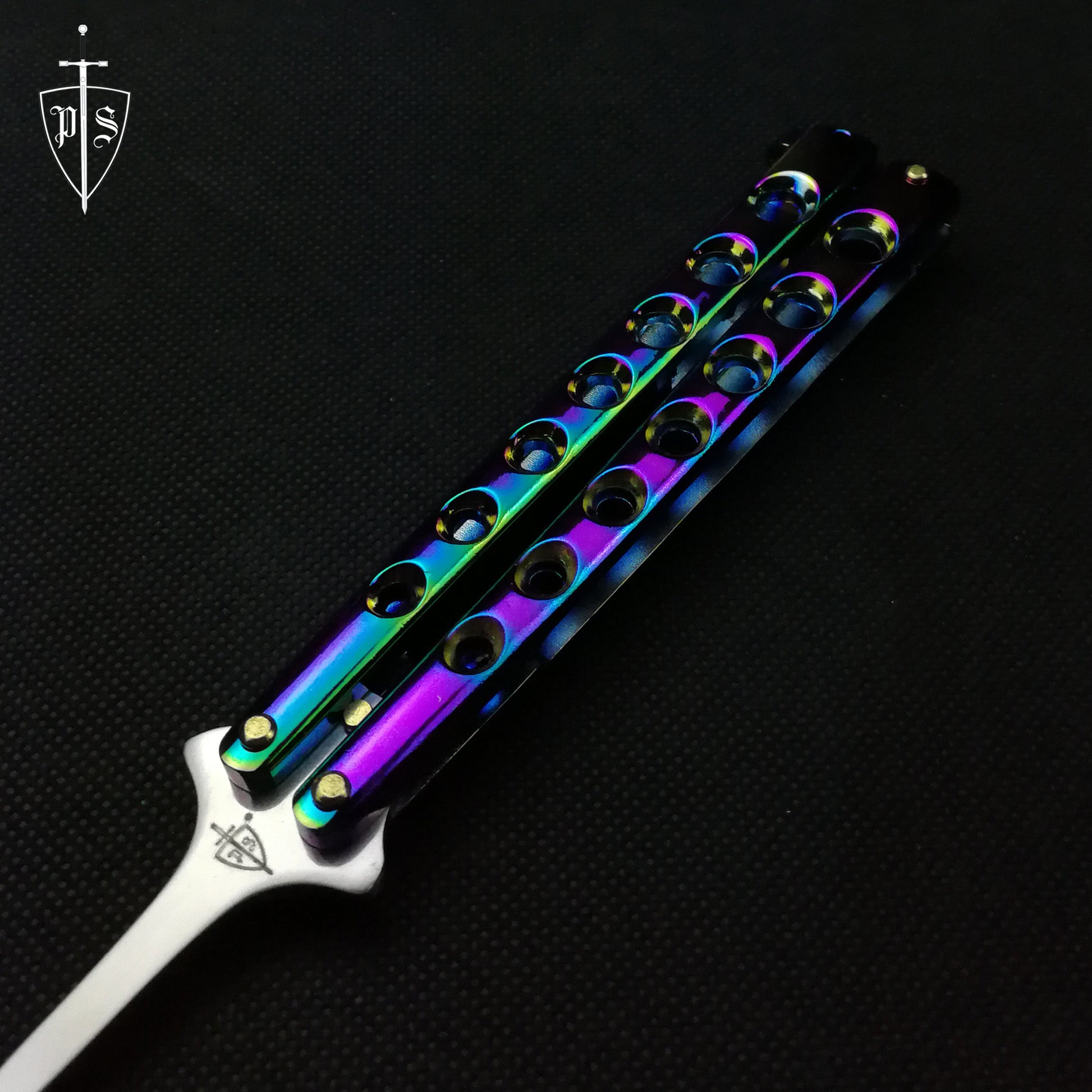 3 3/4" Butterfly Fork, Rainbow