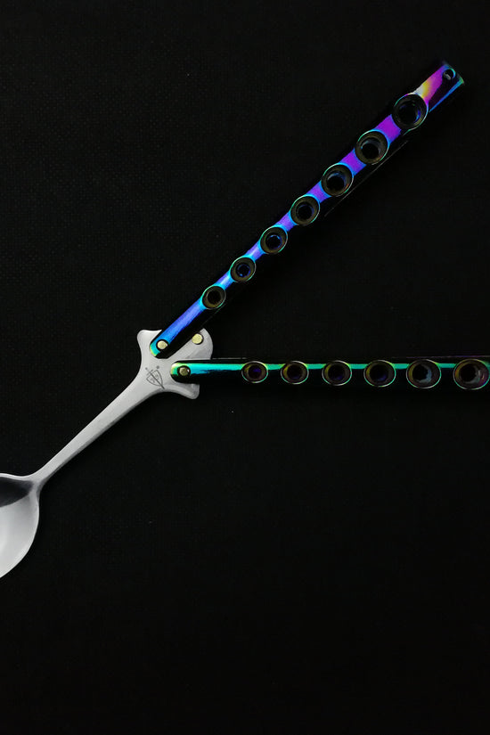 4" Butterfly Spoon Rainbow