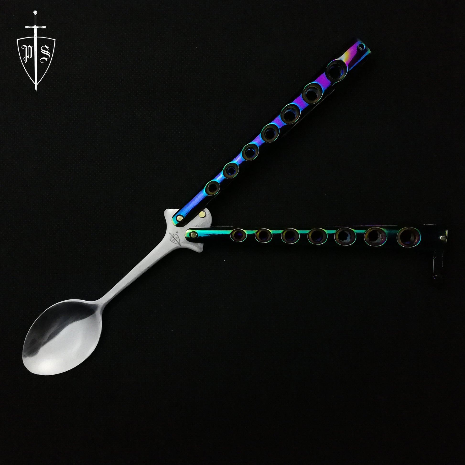 4" Butterfly Spoon Rainbow