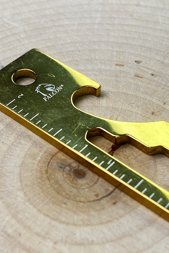Falcon Gold Multi-Tool - 2.7" 8-in-1 Multi-Tool Keychain