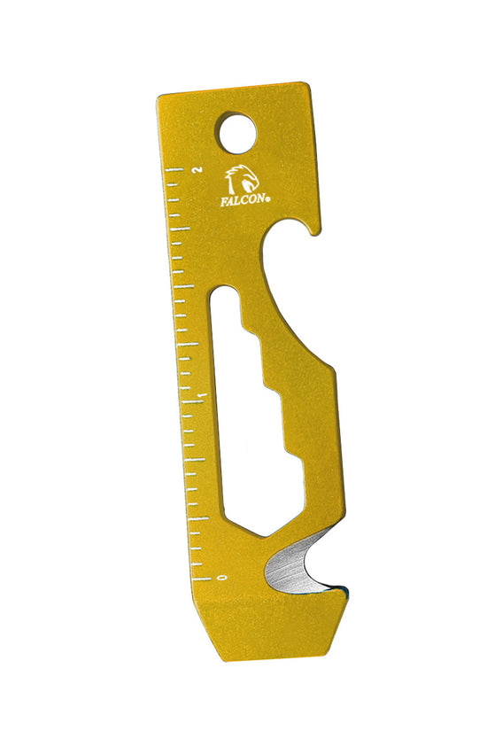 Falcon Gold Multi-Tool - 2.7" 8-in-1 Multi-Tool Keychain