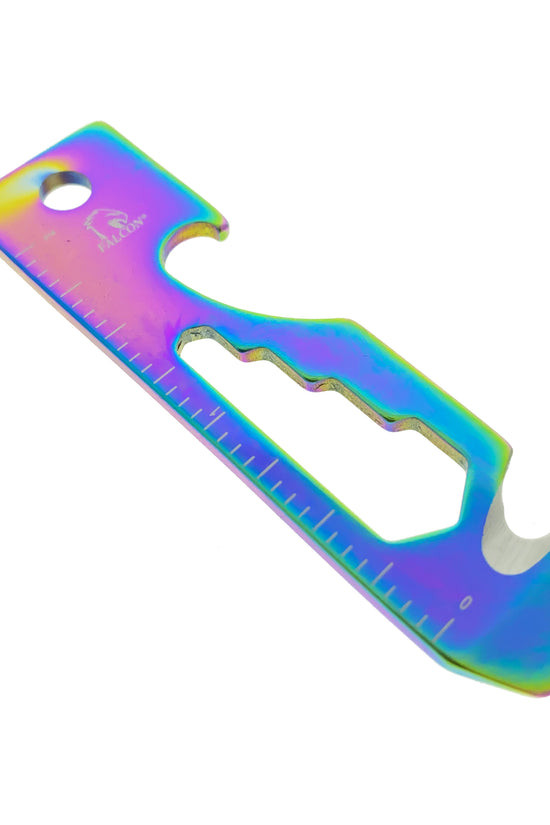 Falcon Rainbow Multi-Tool - 2.7" 8-in-1 Multi-Tool Keychain