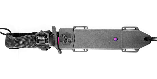 12" Hunting Knife Galaxy Purple Blade Tactical Knife