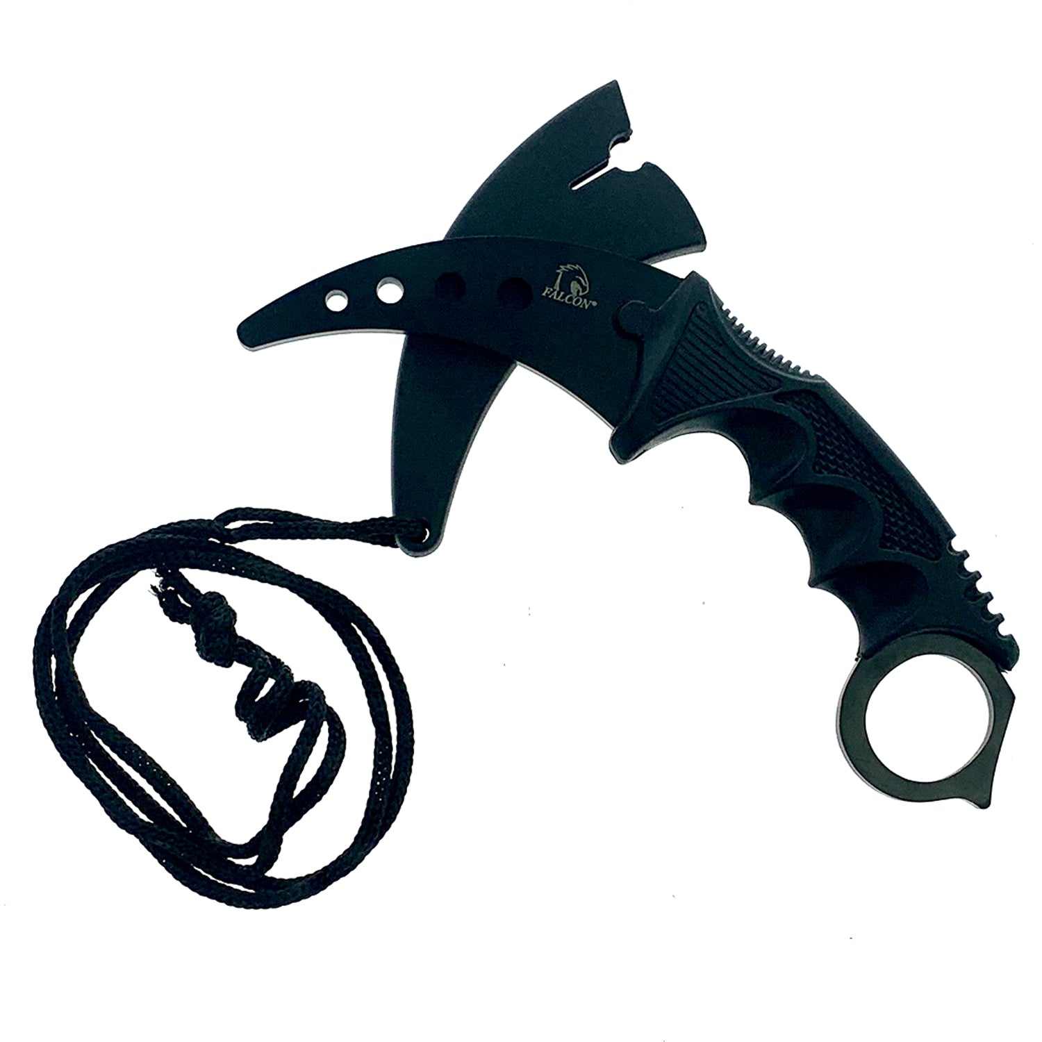 Falcon 7 1/2" Karambit Trainer Neck Knife, Training knives