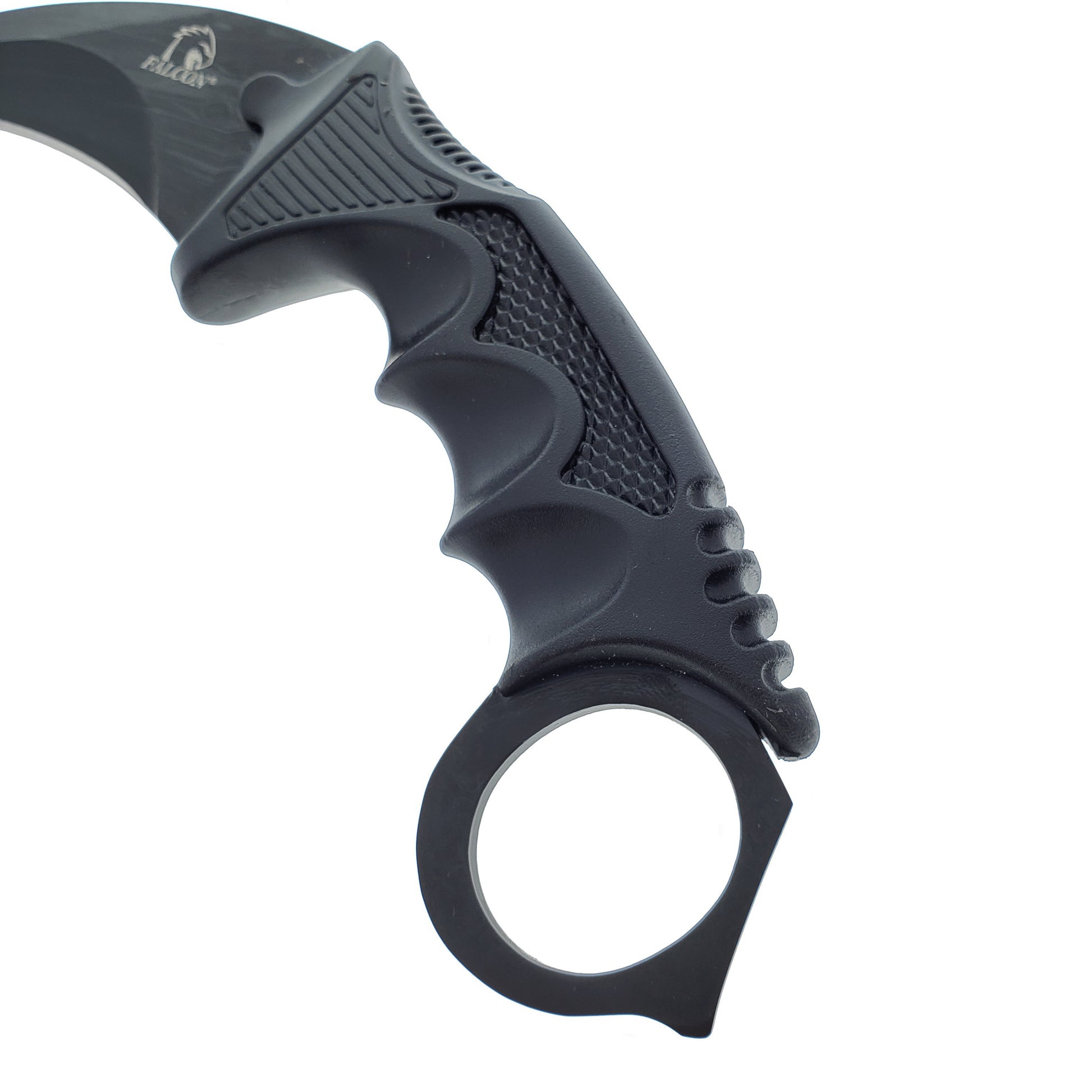 Falcon 7 1/2" Black Necklace Knife (Karambit)