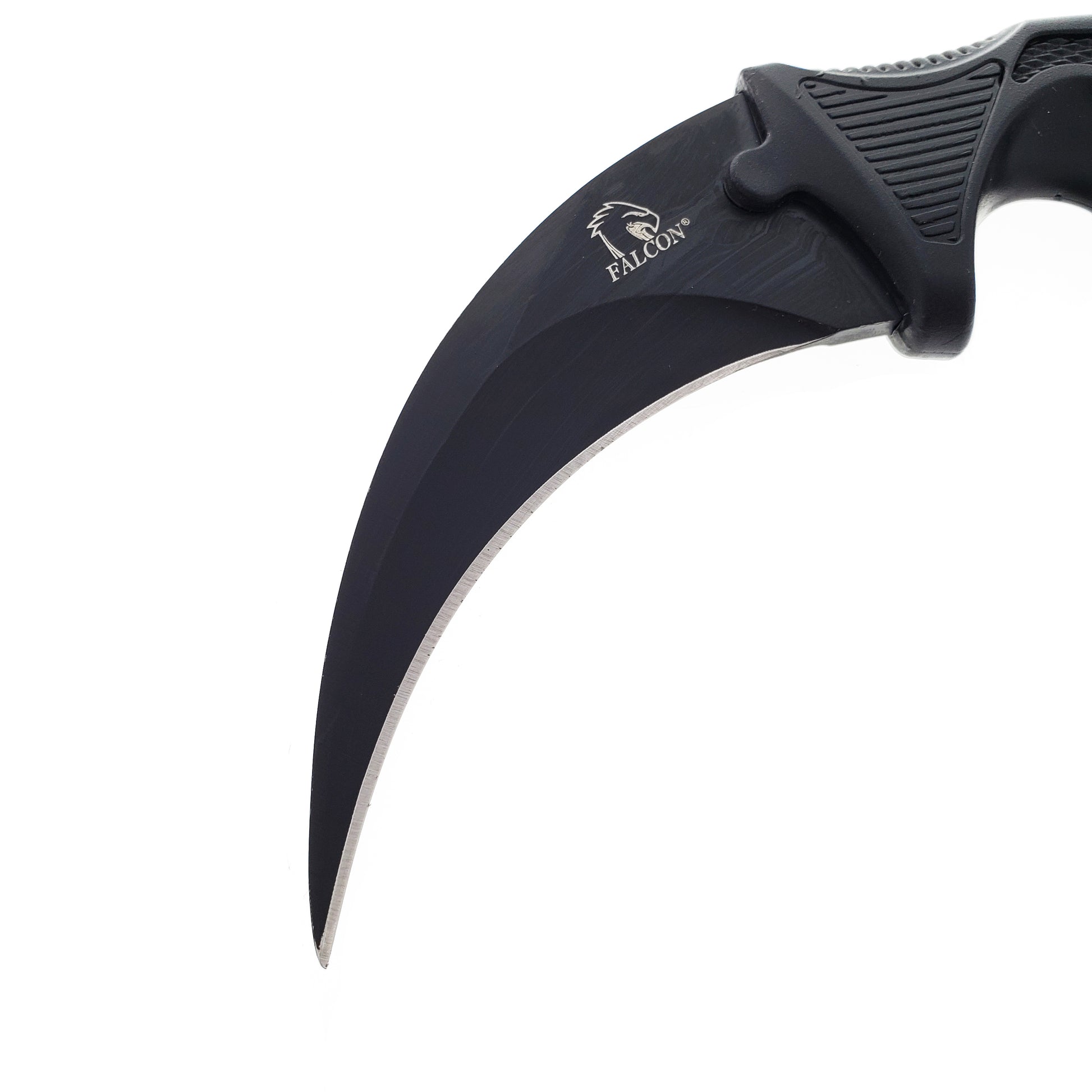 Falcon 7 1/2" Black Necklace Knife (Karambit)