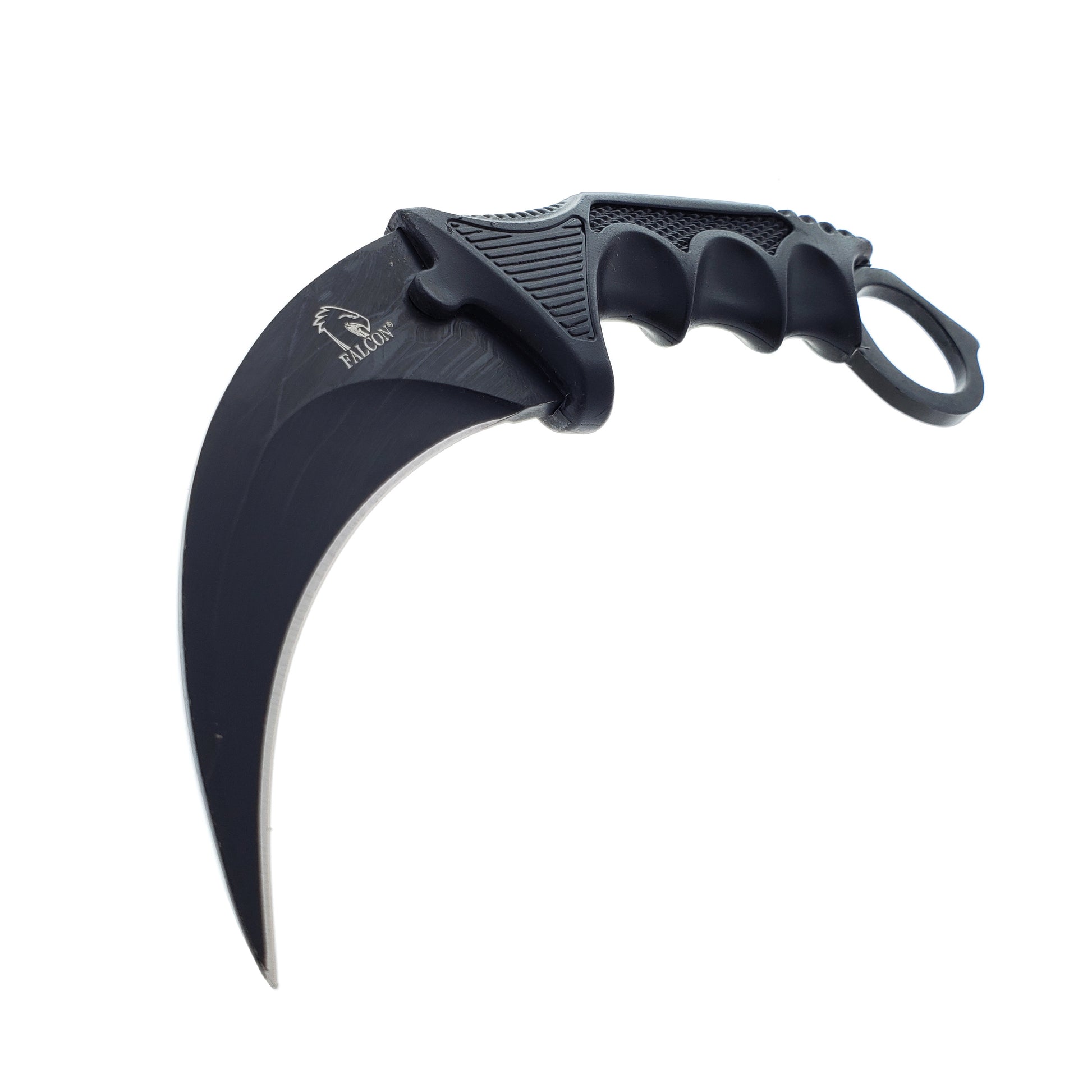 Falcon 7 1/2" Black Necklace Knife (Karambit)