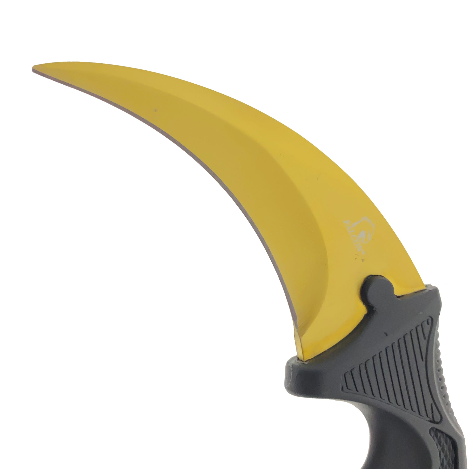 Falcon 7 1/2" Gold Necklace Knife (Karambit)