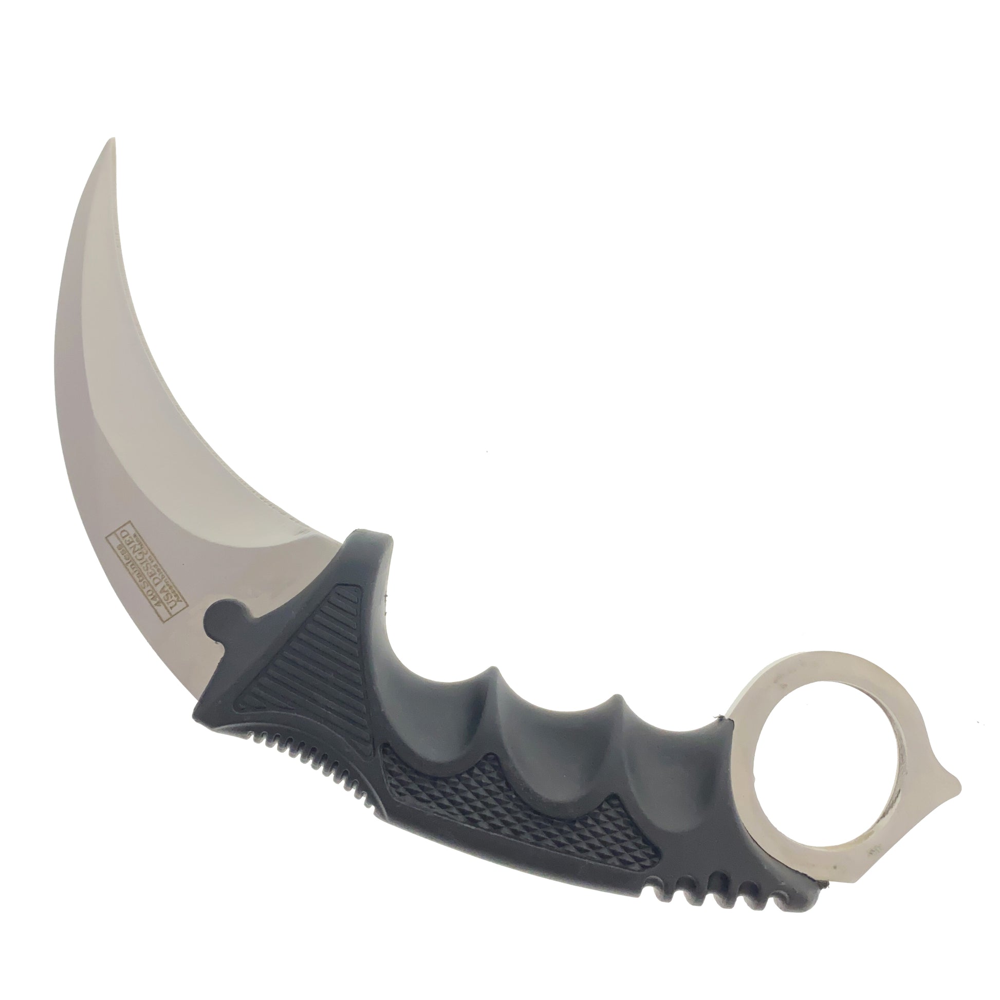 Falcon 7 1/2" Silver Necklace Knife (Karambit)