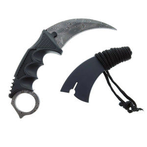 Falcon 3 PCS Damascus Set. Tactical Knives & Karambit