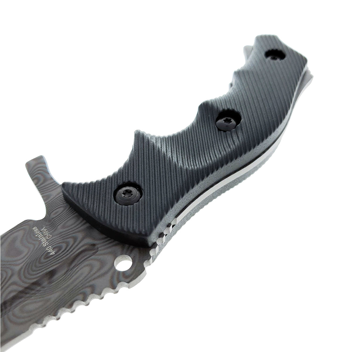 Falcon 3 PCS Damascus Set. Tactical Knives & Karambit