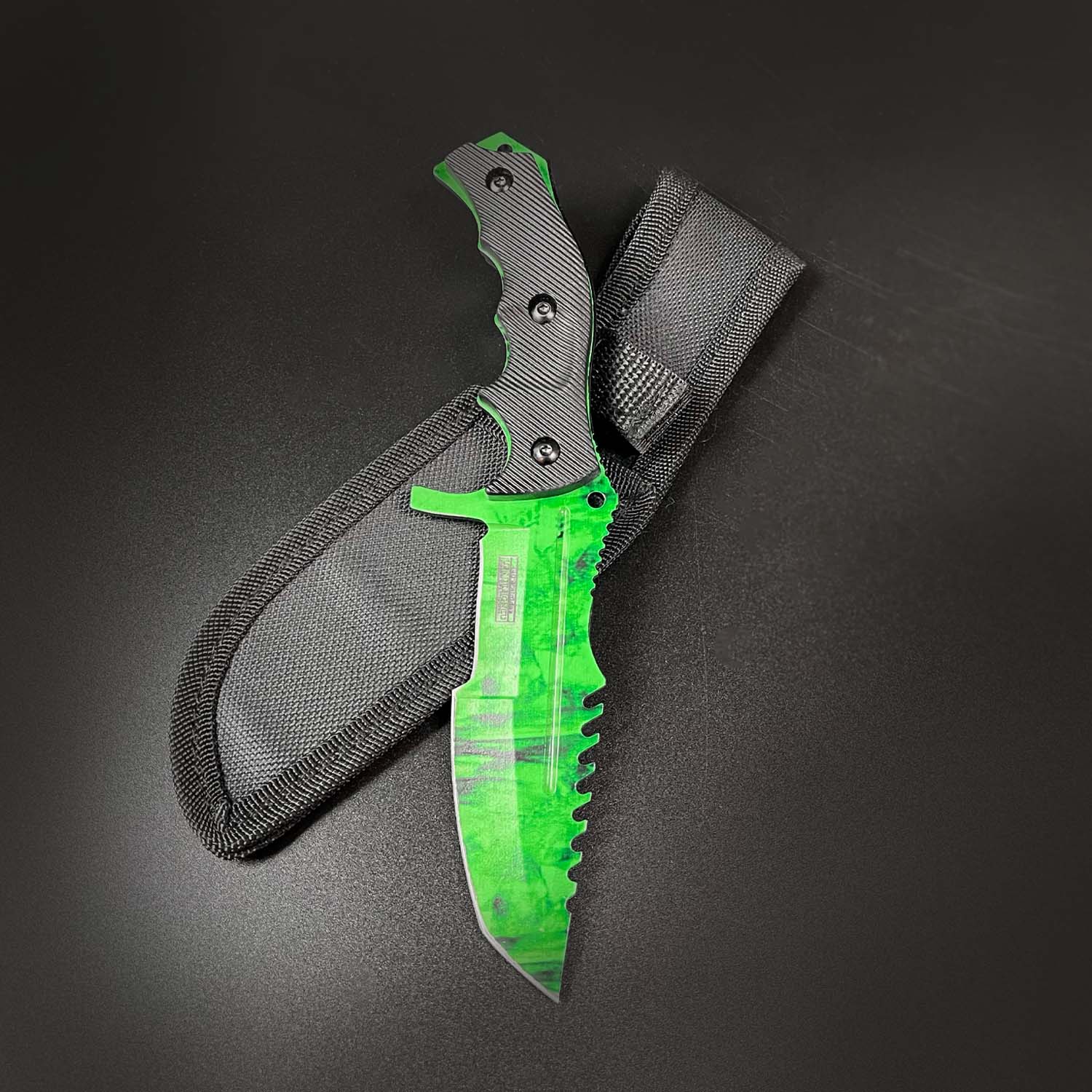 Falcon 3 PCS Green Set. Tactical Knives & Karambit