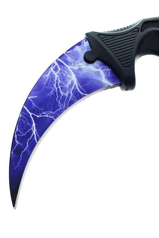 Falcon 3 PCS Blue Thunder Set Tactical Fixed Blade Knives