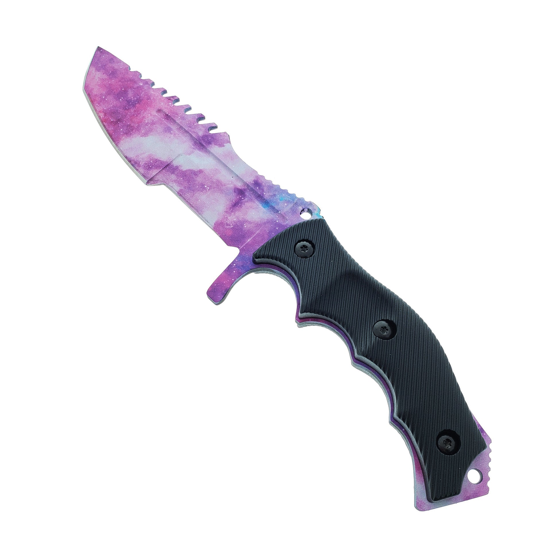 Falcon 3 PCS Pink Galaxy Set. Tactical Knives & Karambit