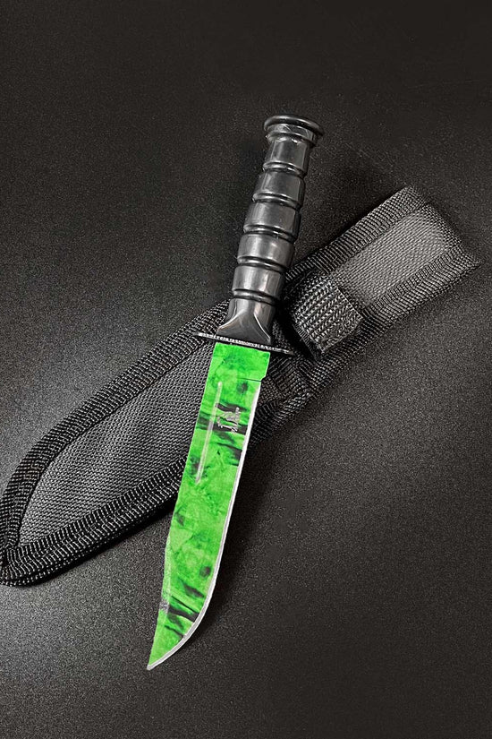 Falcon 3 PCS Green Set. Tactical Knives & Karambit