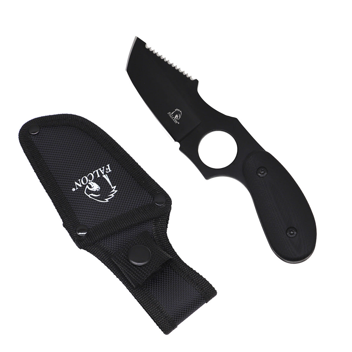 Falcon Compact G10 Fixed-Blade Knife with Sheath – KC783BBG