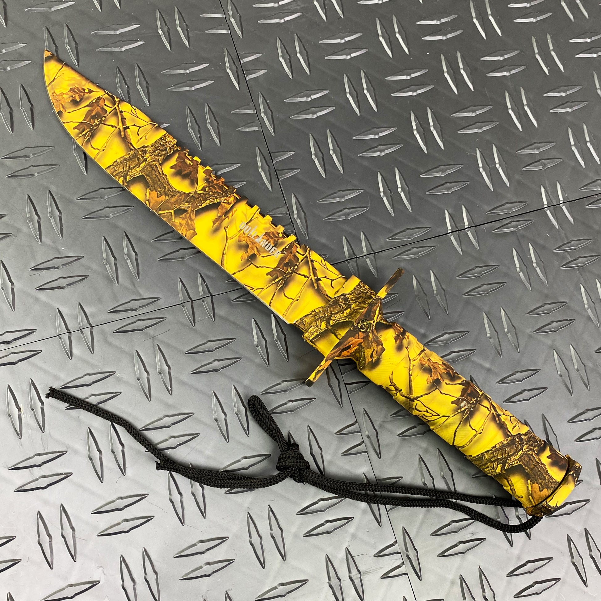 Outlander 9" Brown Camo Blade Hunting Knife