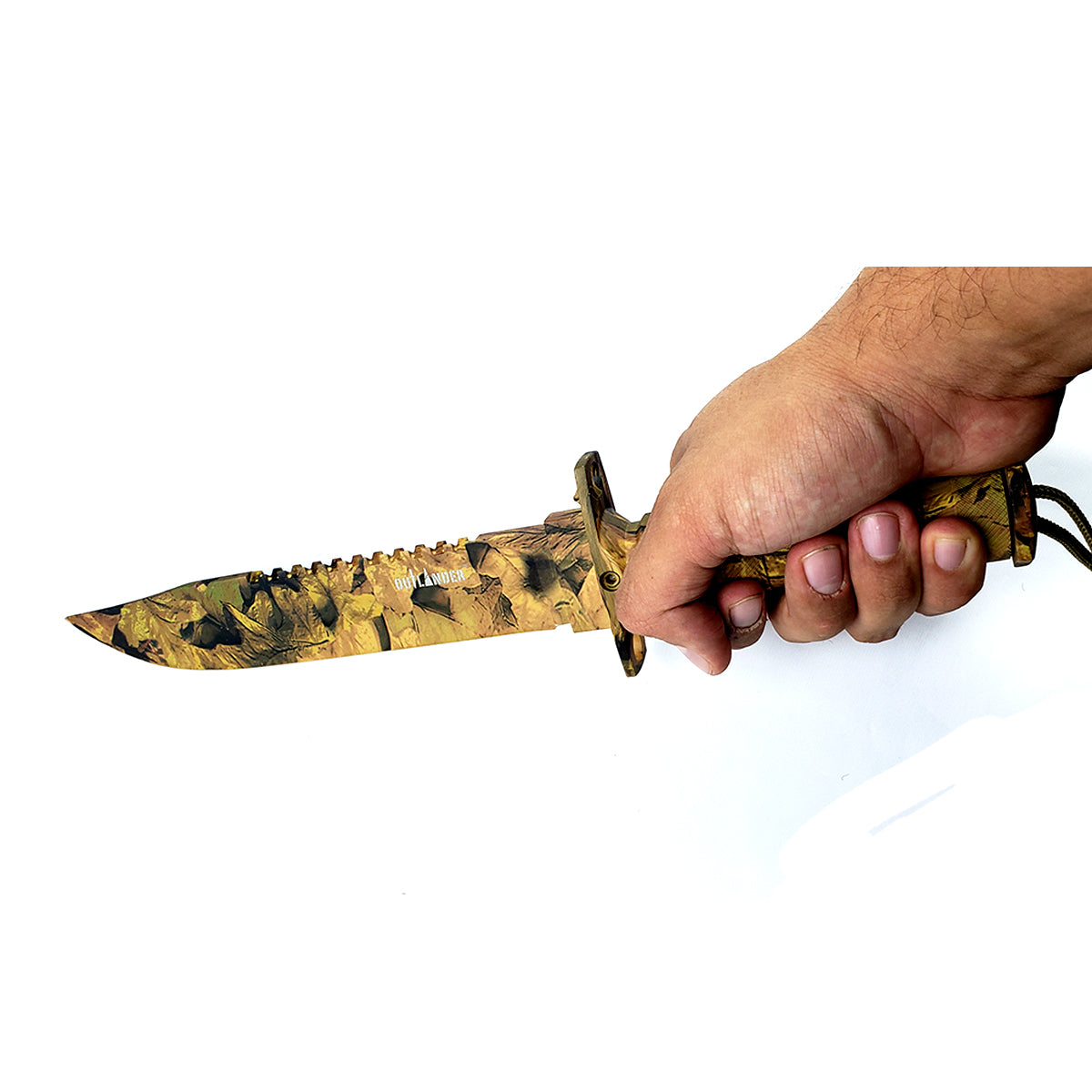 Outlander 9" Brown Camo Blade Hunting Knife