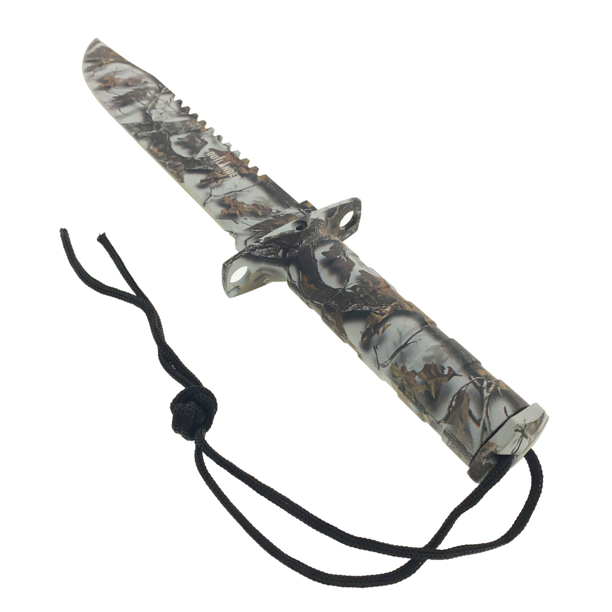 Outlander 9" White Camo Blade Hunting Knife