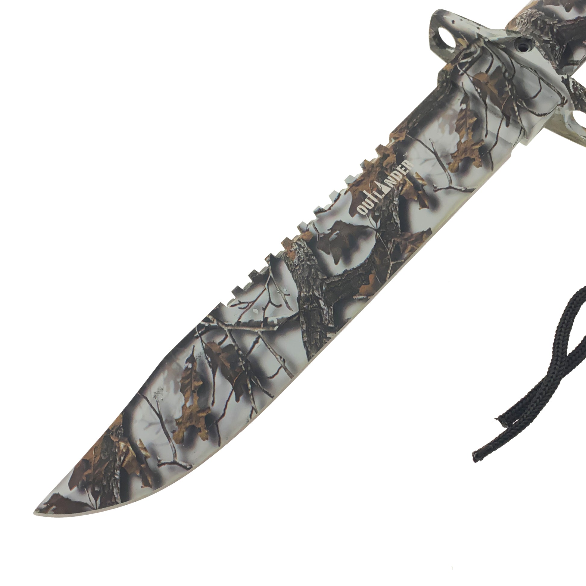 Outlander 9" White Camo Blade Hunting Knife