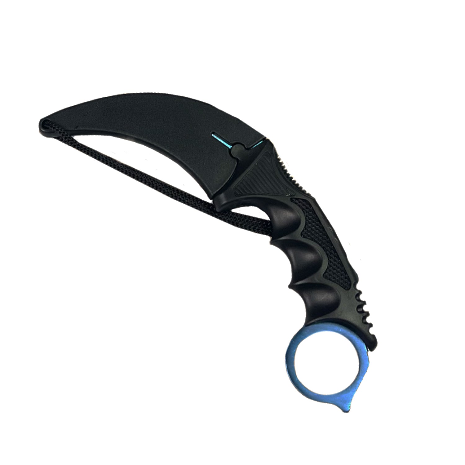 Falcon 5 Pieces Blue Set Hunting Set (Machete, Karambit, Throwing Knives.)