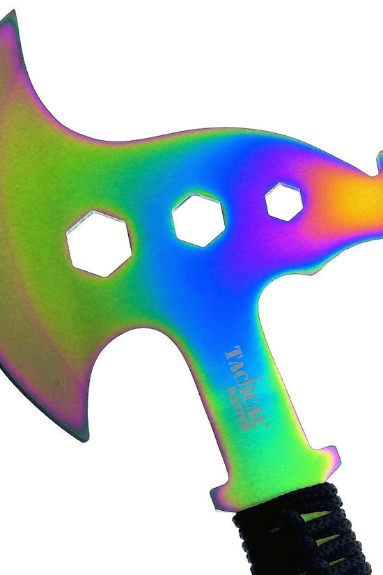 Tactical Master 12" Overall Rainbow Multi-Tool Axe