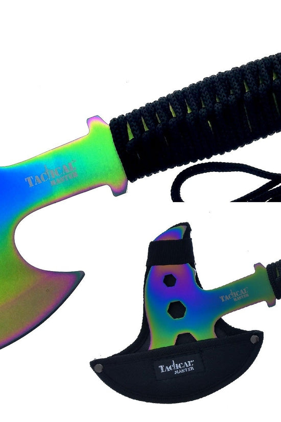 Tactical Master 12" Overall Rainbow Multi-Tool Axe