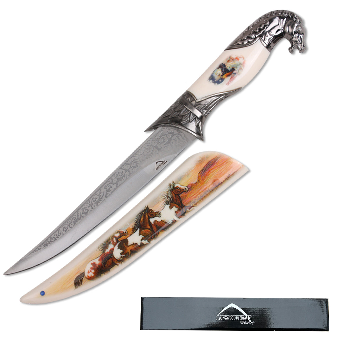 13 1/2" Horse Fantasy Dagger display collectible product photo