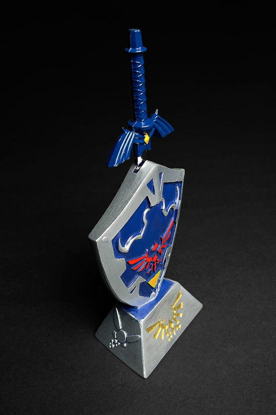 6.5" Blue letter opener w/ stone