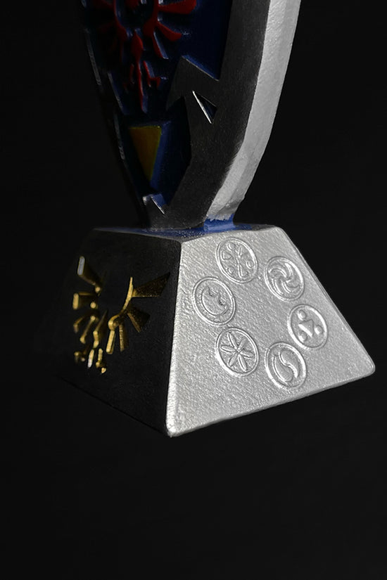 6.5" Blue letter opener w/ stone