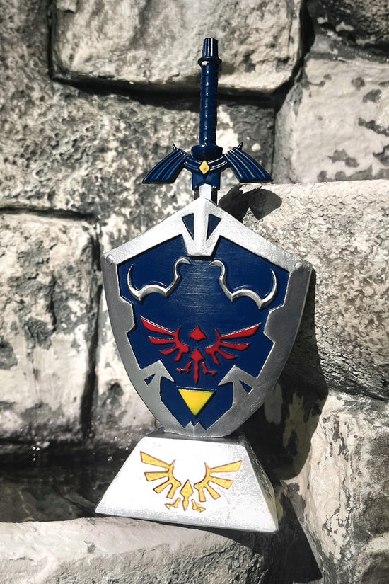 6.5" Blue letter opener w/ stone