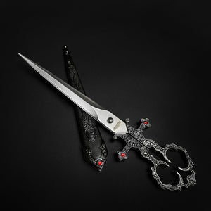Fantasy Dagger Scissors - Black Renaissance Fantasy Dagger Scissors
