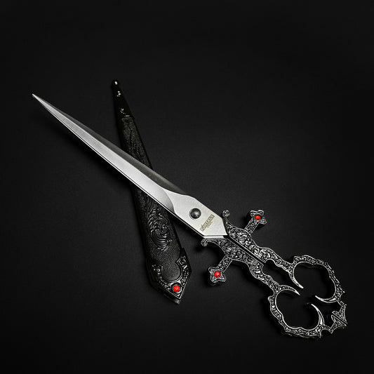 Fantasy Dagger Scissors - Black Renaissance Fantasy Dagger Scissors
