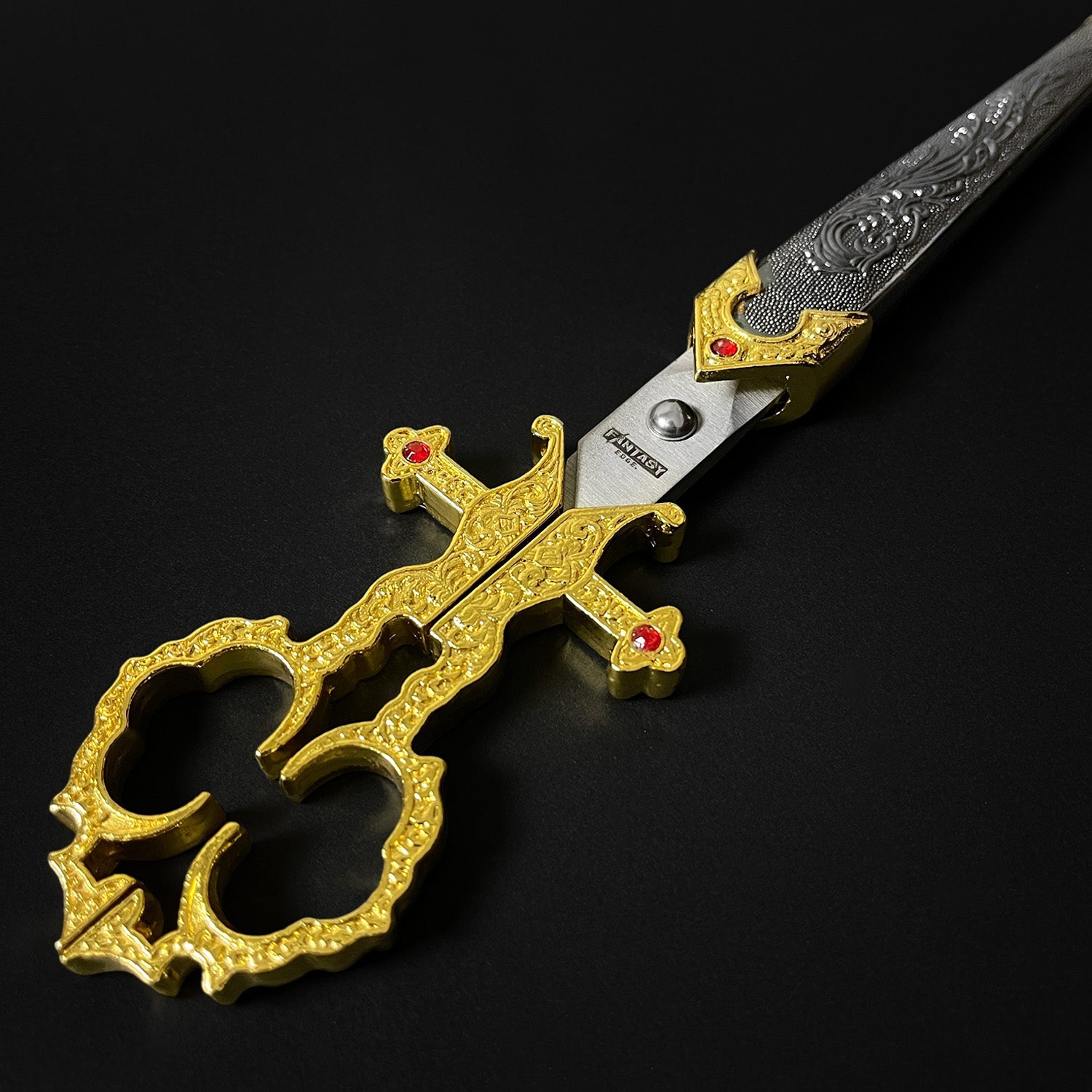 10 1/4" Gold Bodice Scissors Dagger