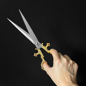 Order Renaissance Fantasy Scissors - Medieval Dagger Scissors 