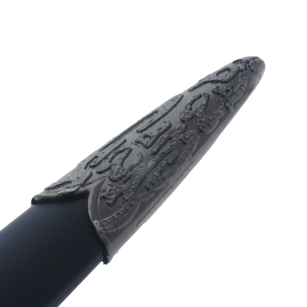 Black Wolf Head Medieval Dagger w/Plastic Scabbard