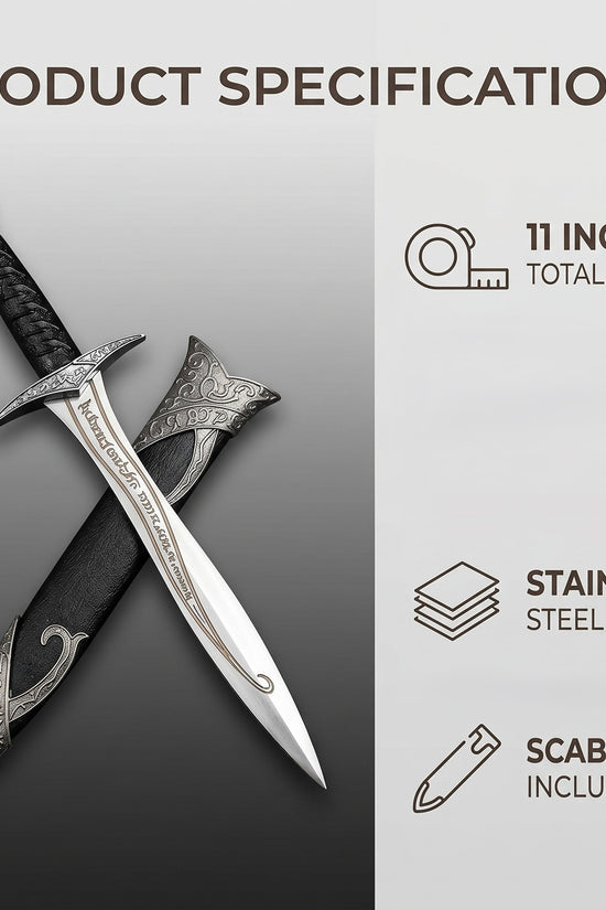 Elven Fantasy Dagger - 11" Elven Dagger