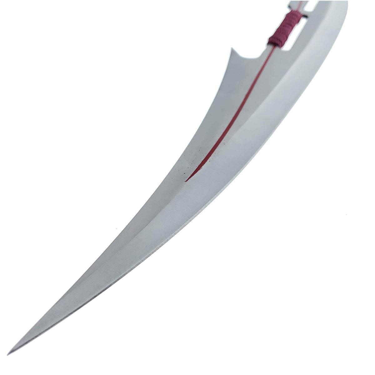 27" Silver Blade / Burgundy Handle / Machete