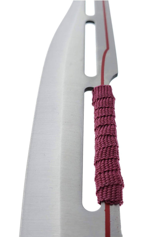 27" Silver Blade / Burgundy Handle / Machete
