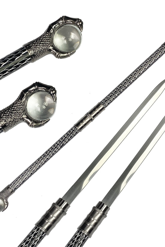 29 3/4" Double Blade Dagger with crystal ball claw
