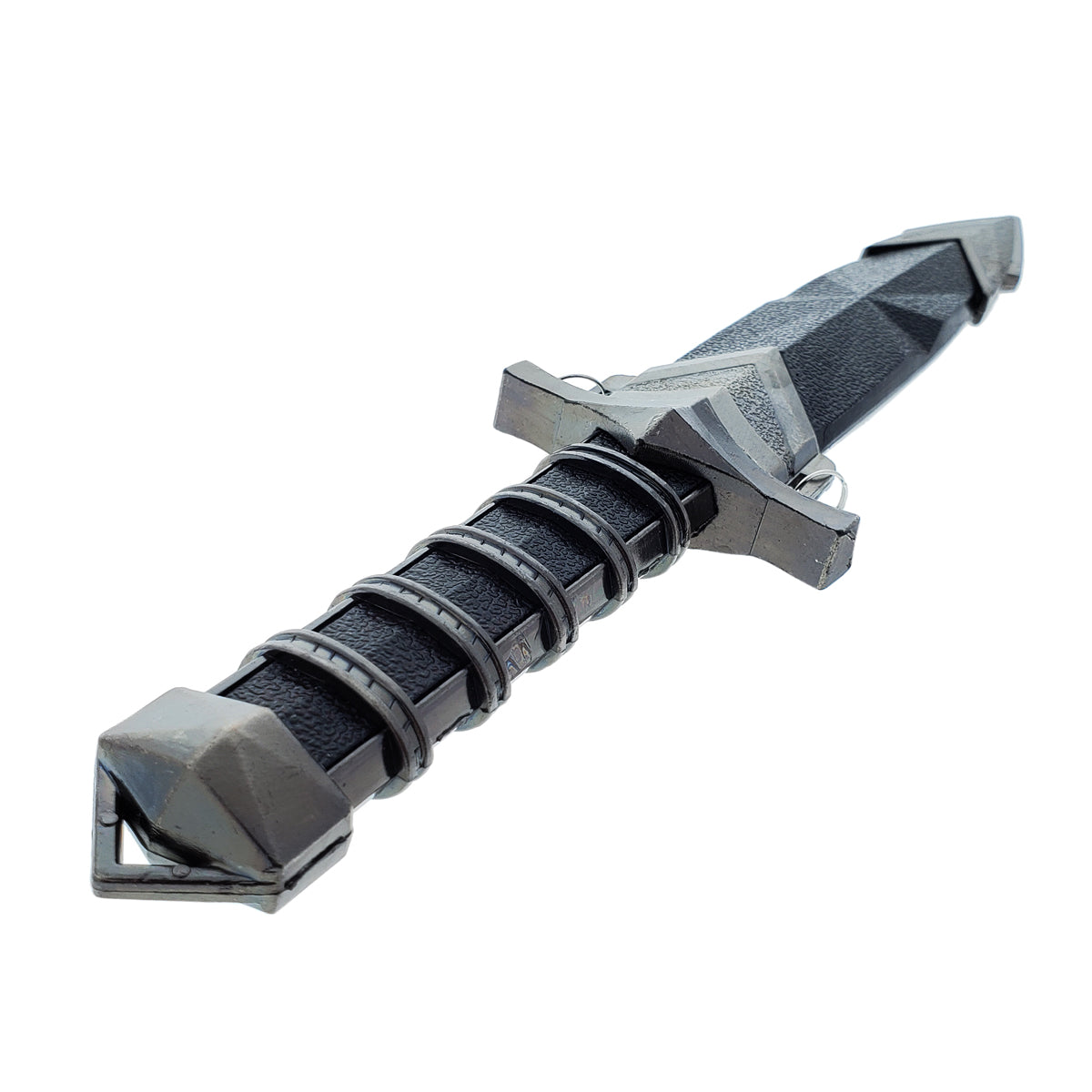 5 1/4" Dagger with hard plastic scabbard.