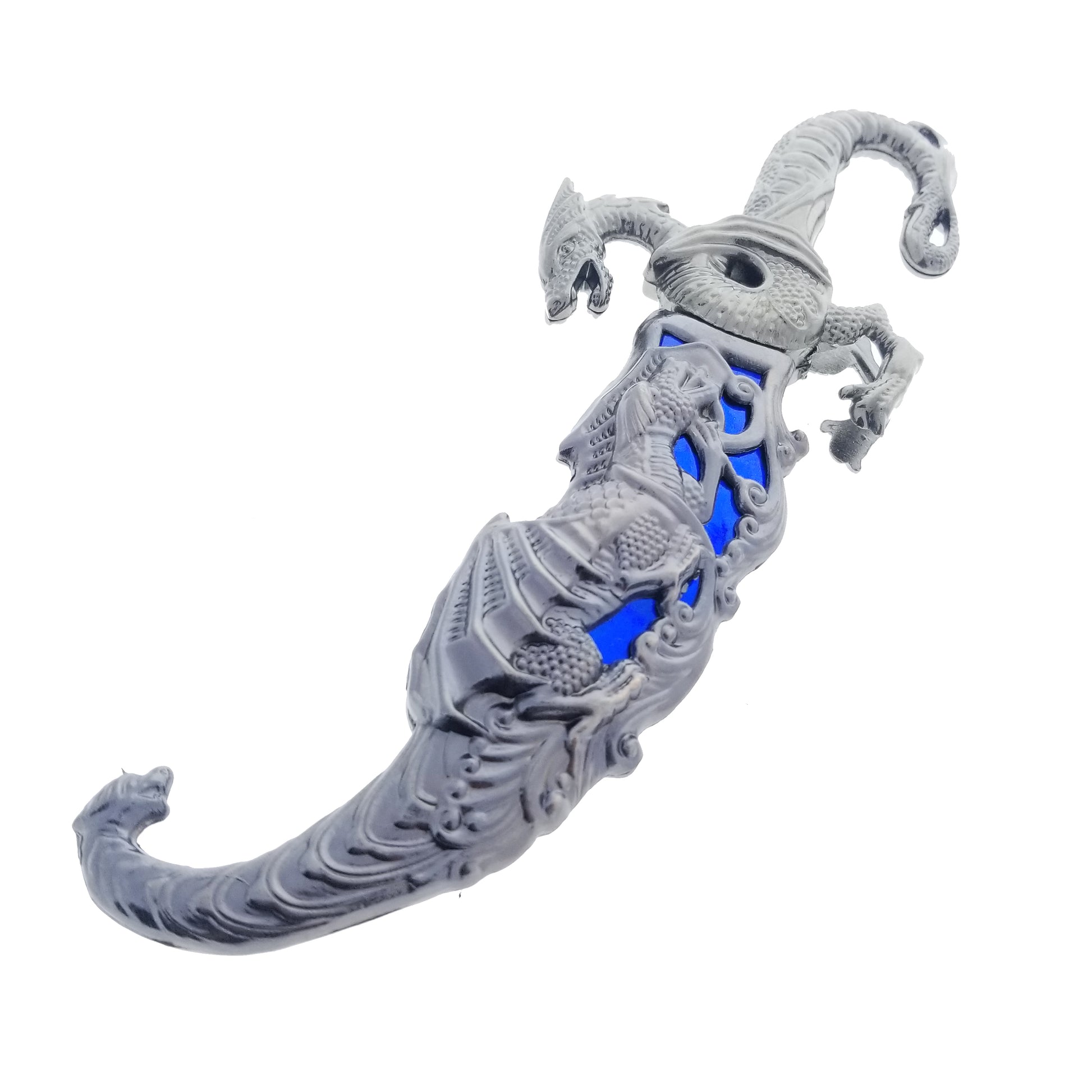 10" Fantasy Dragon Dagger Blue Fitting