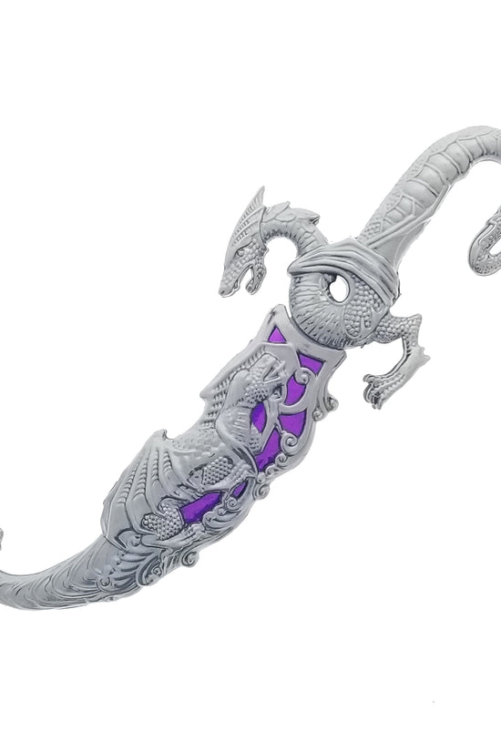 Fantasy Edge 15" Blade Fantasy Dragon Dagger Purple Fitting
