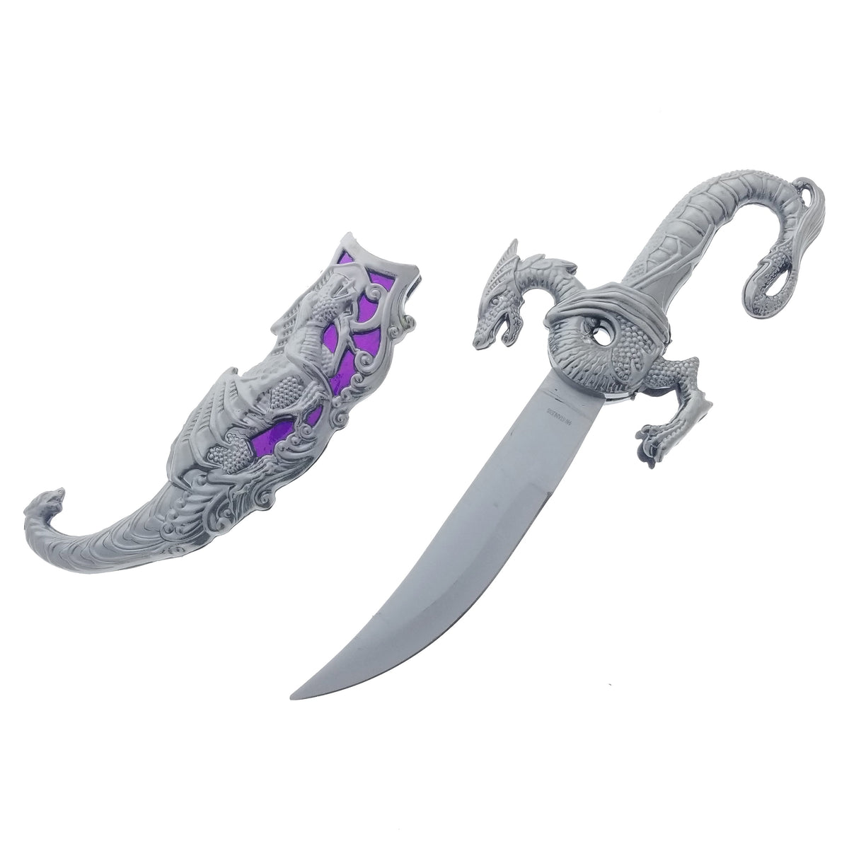 Fantasy Edge 15" Blade Fantasy Dragon Dagger Purple Fitting