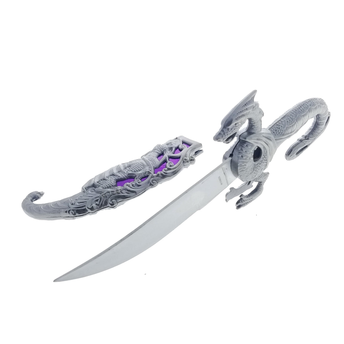 Fantasy Edge 15" Blade Fantasy Dragon Dagger Purple Fitting
